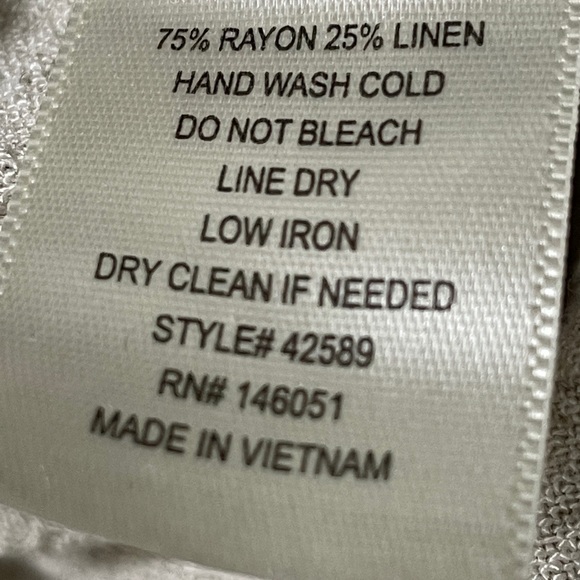Anthropologie Monteau. linen blend jumpsuit S-M - Picture 8 of 8